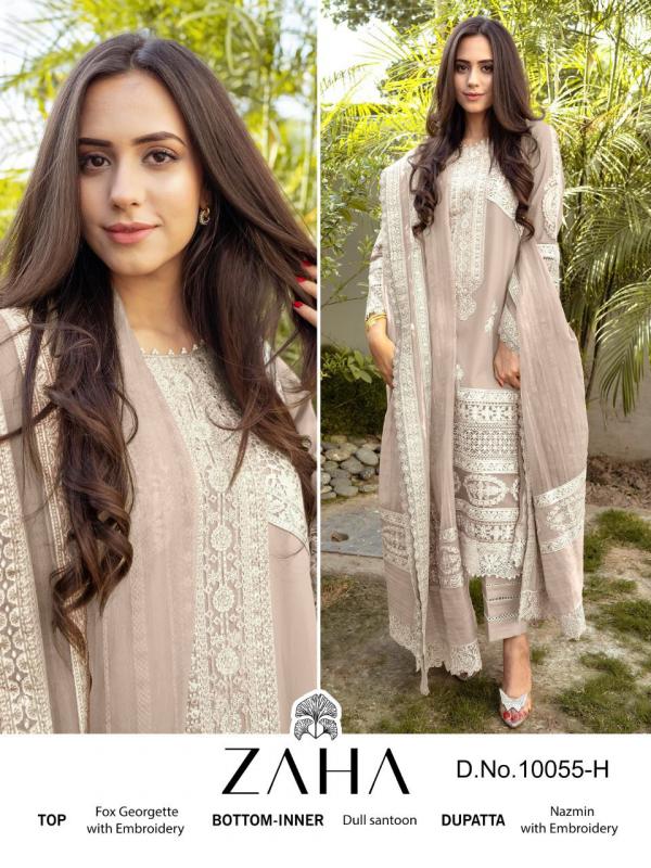 Zaha Malika Vol 3 Georgette Designer Pakistani suit Collection